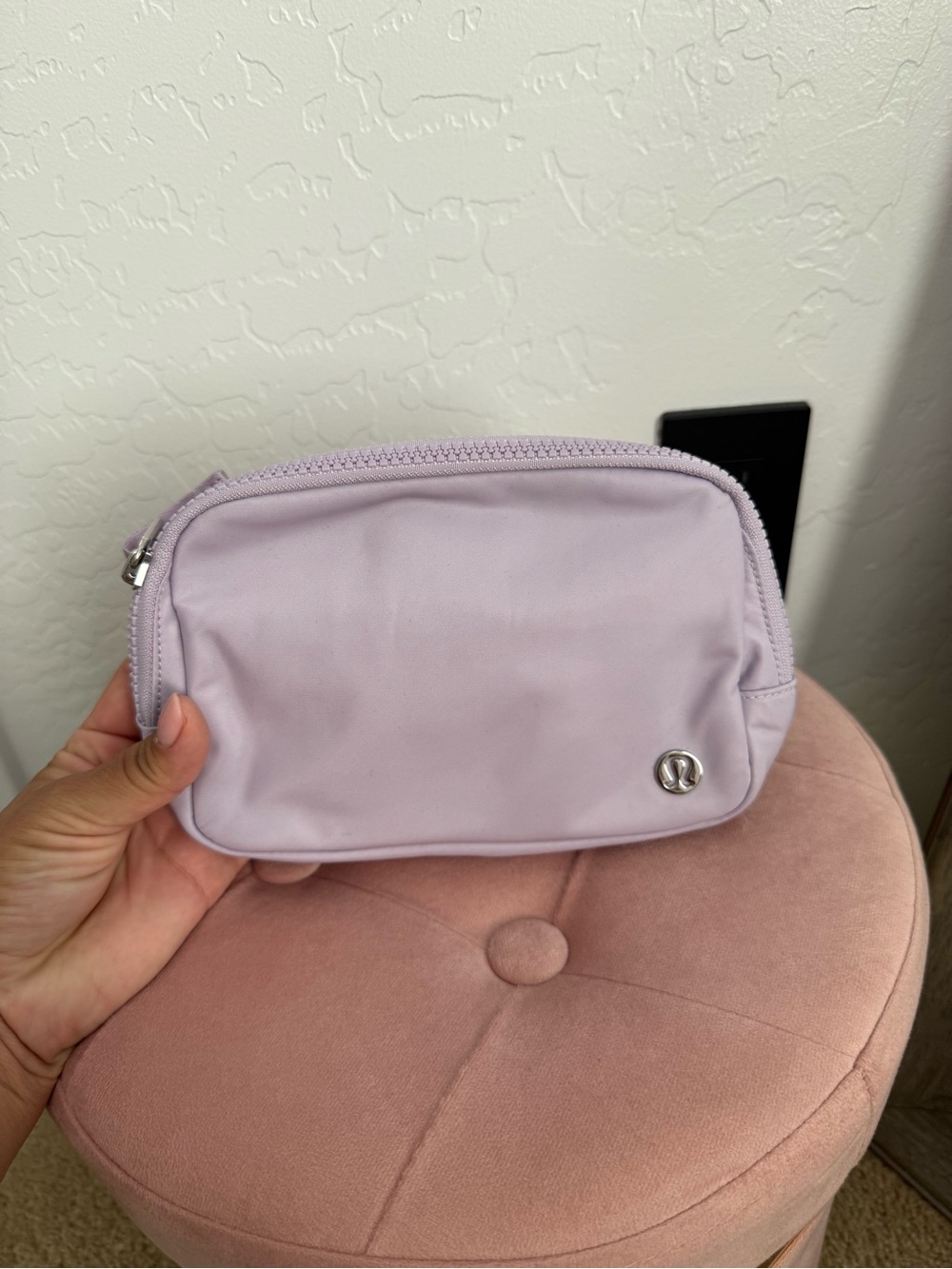 lululemon athletica Lilac Zip Cosmetic Pouch